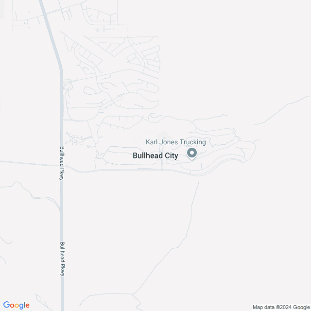 Map of Bullhead City, Arizona